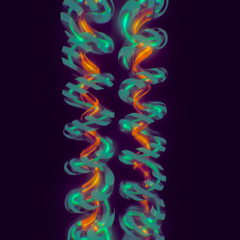 Neon Ribbons