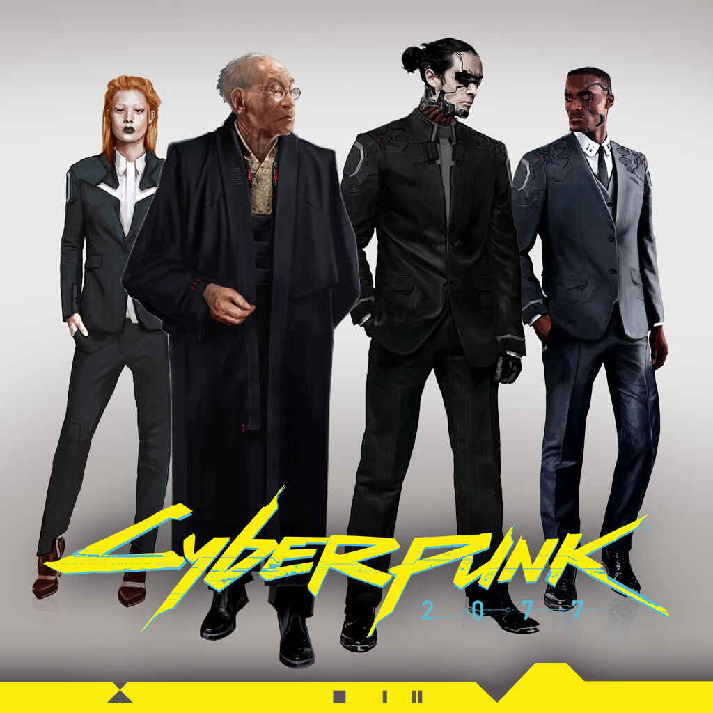 ArtStation - Arasaka Corporation characters concept art