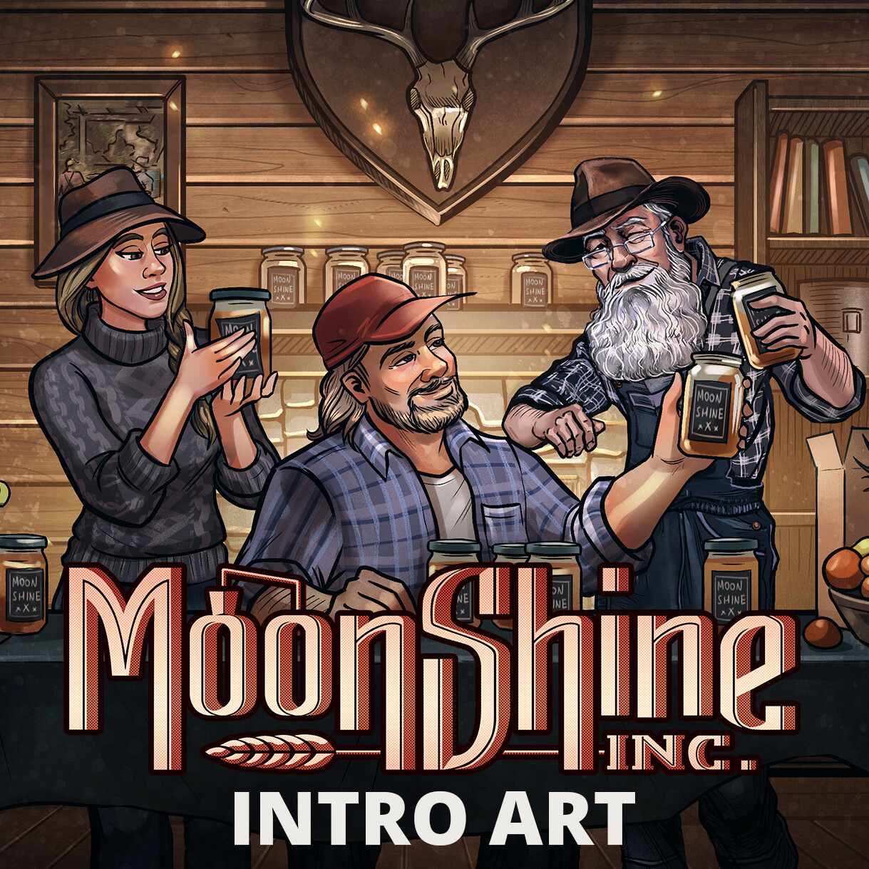 ArtStation Moonshine Inc. Release Art + Intro Storyboard & Arts