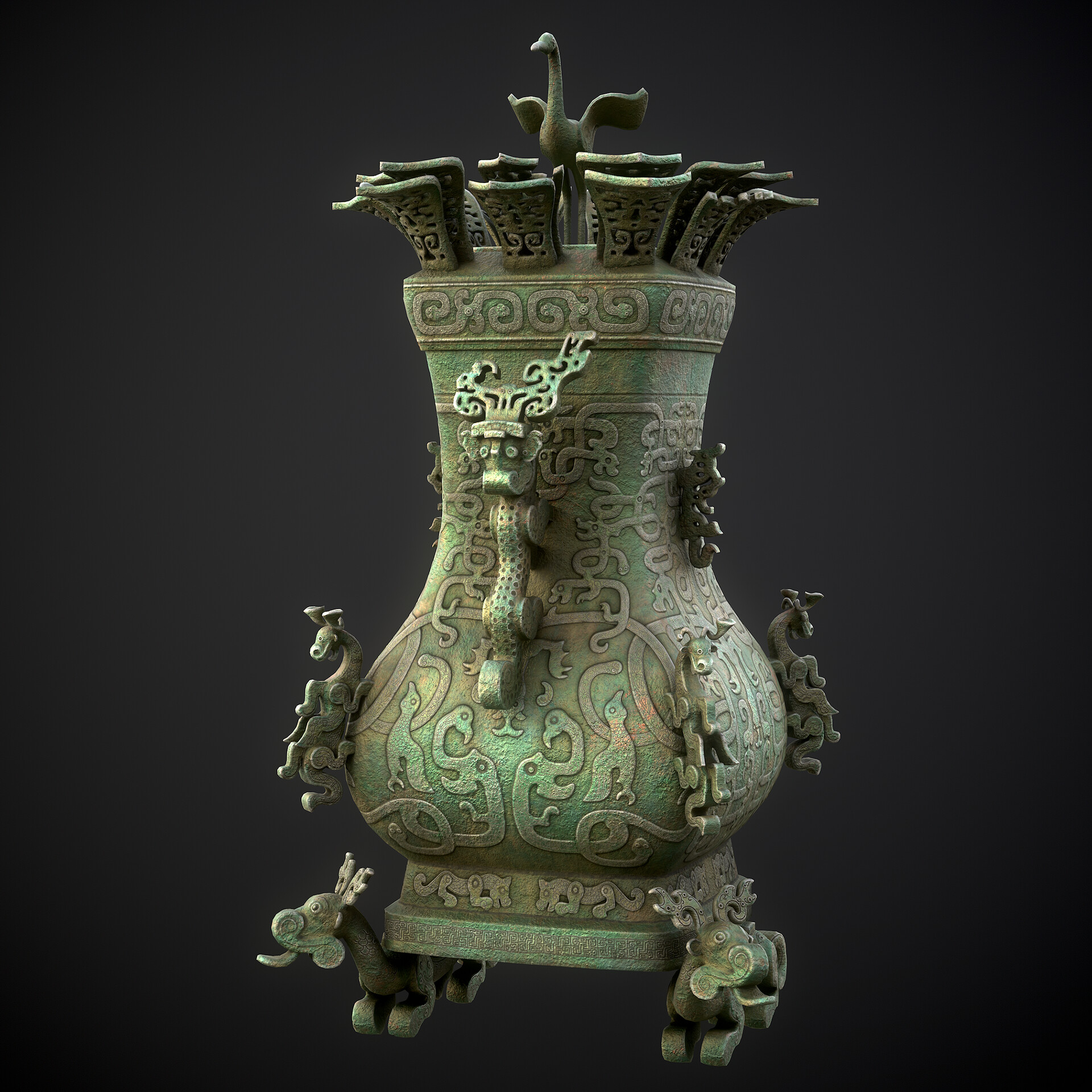 ArtStation - Bronze Vessel Relic