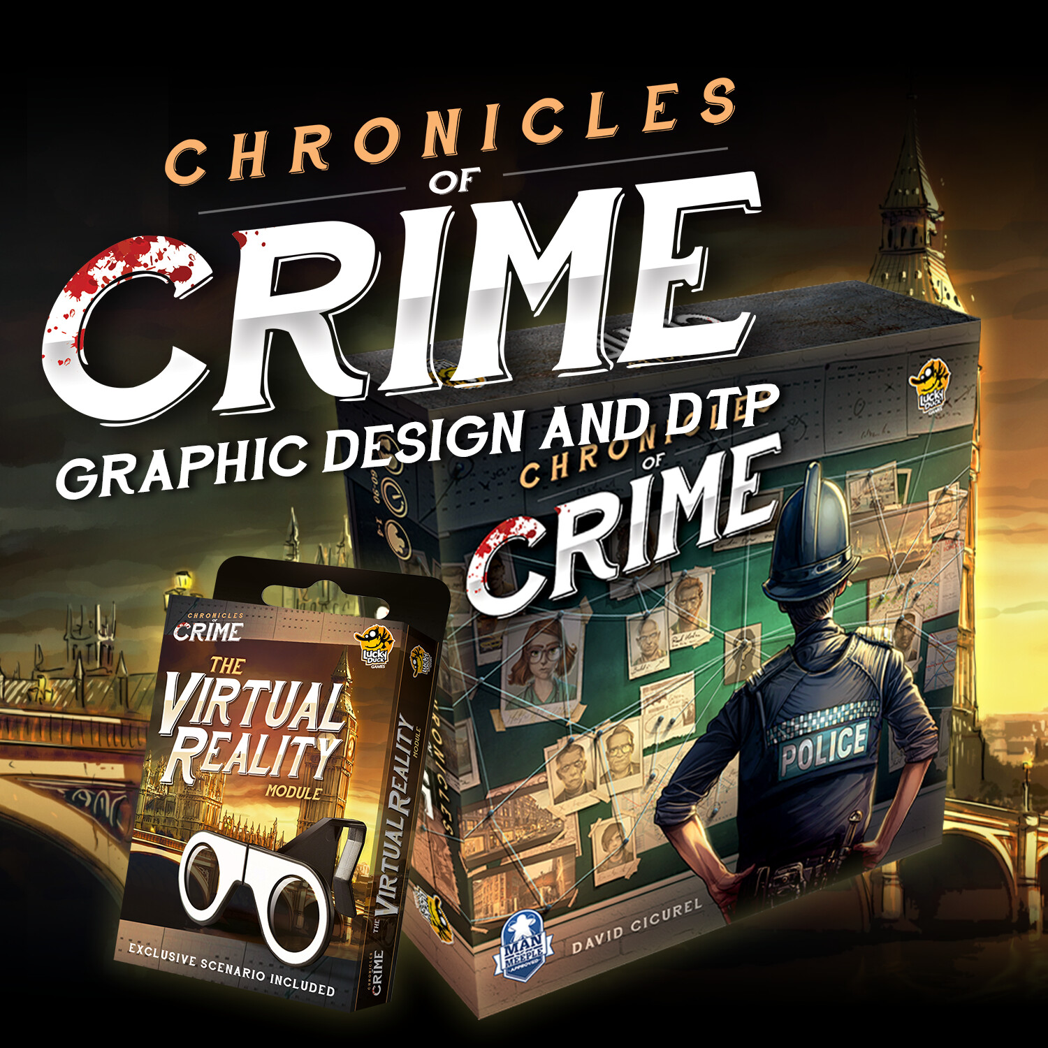 ArtStation - Graphic design and DTP for Chronicles of Crime