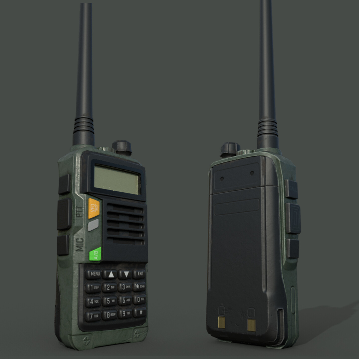 ArtStation - Baofeng UVS9 Walkie-Talkie