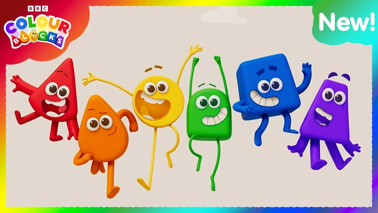 Colourful songs! 🟡🟠🔴🟢🔵 Colours for Kids