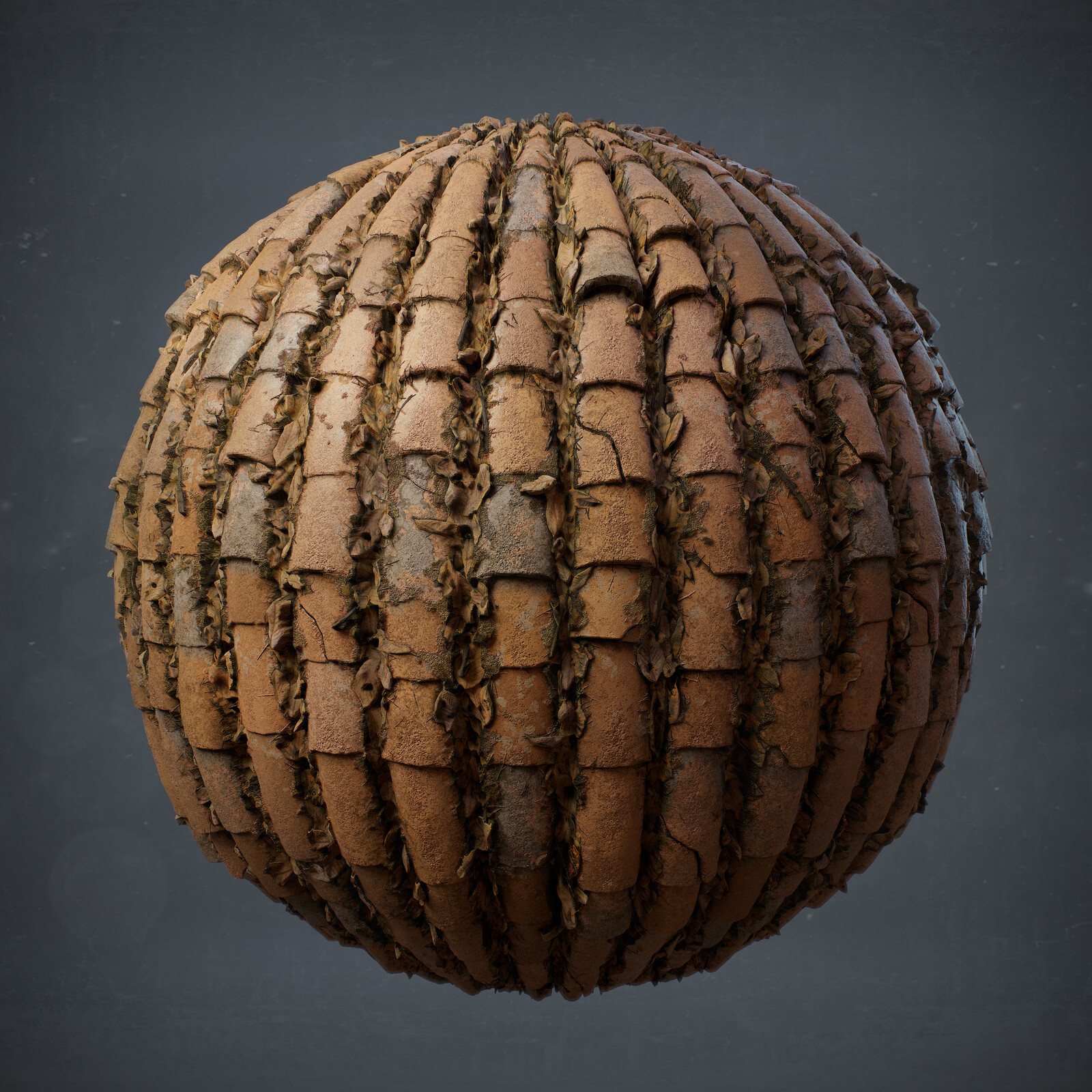 Roof Tile Material - Substance/Zbrush