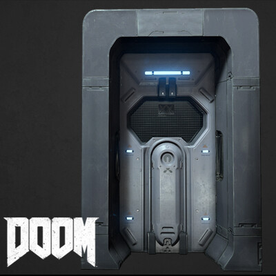 ArtStation - Doom - Door Set