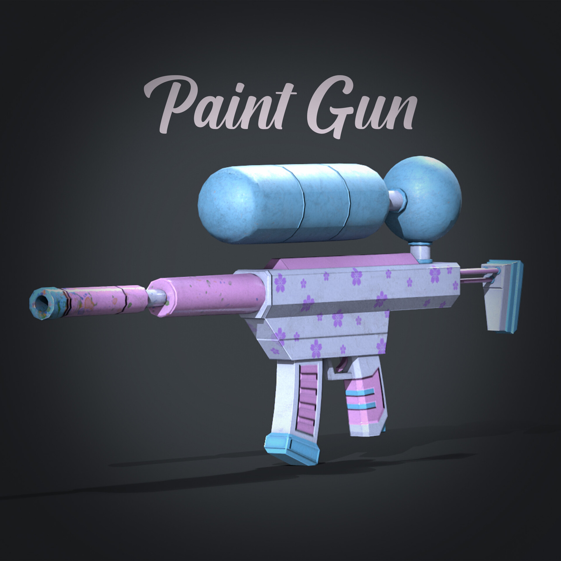 ArtStation Paint Gun   Sandra Cacciato Sandra Cacciato Paintgun Cover 