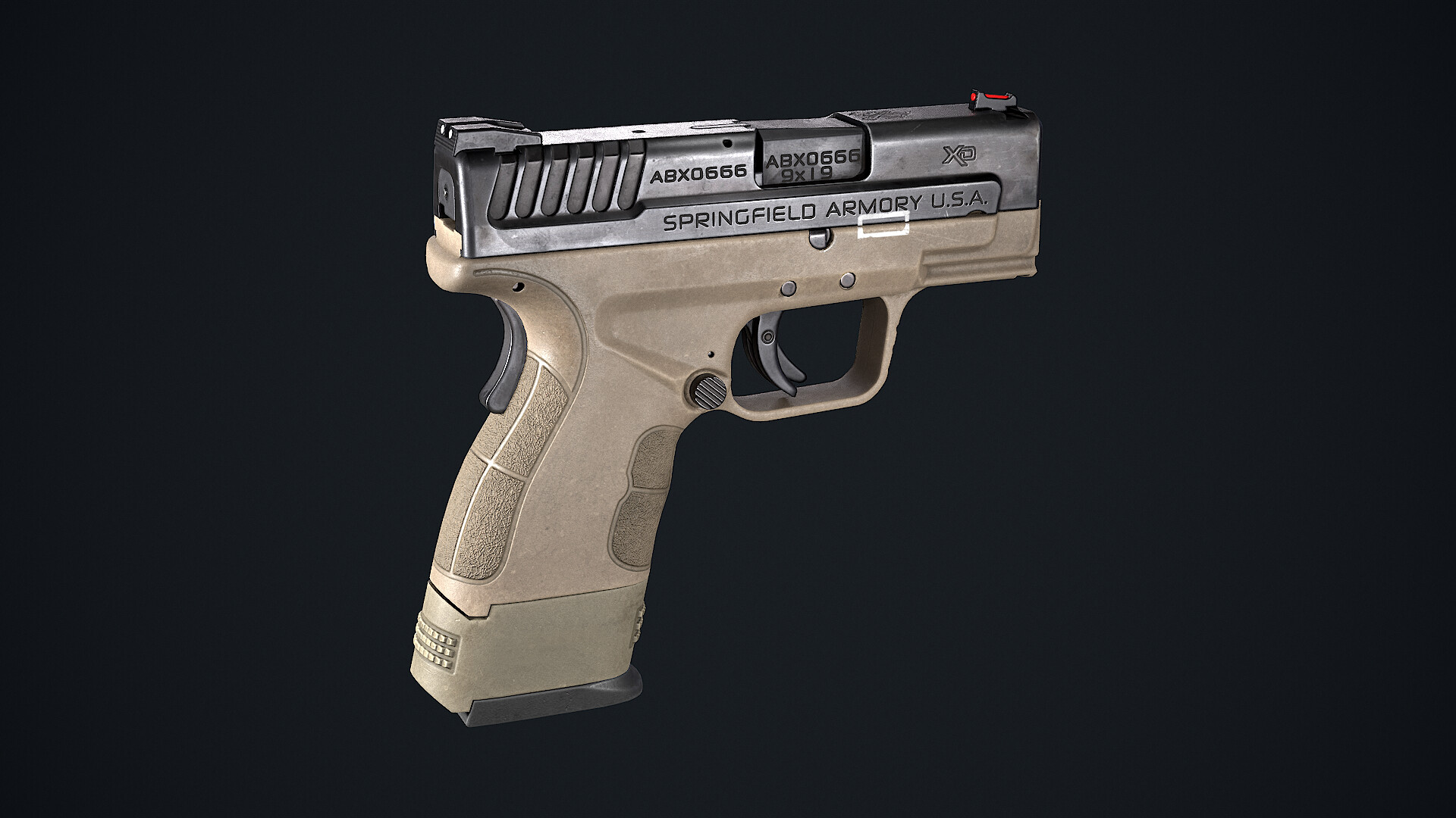 ArtStation - Springfield XD Mod2 Handgun