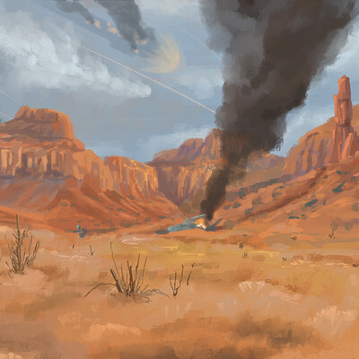 Matthew forgrave matthew forgrave canyonlands desert sci fi version