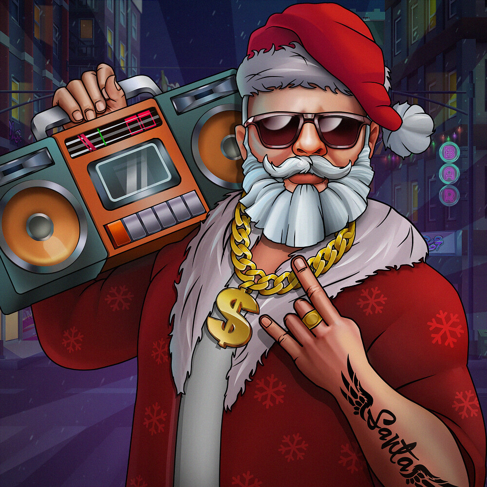 ArtStation - Cool Santa