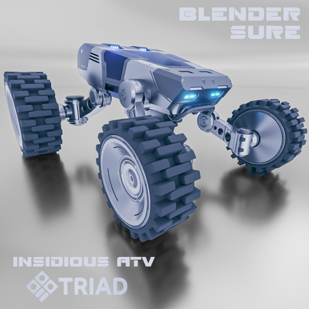 ArtStation All terrain vehicle hard surface scifi