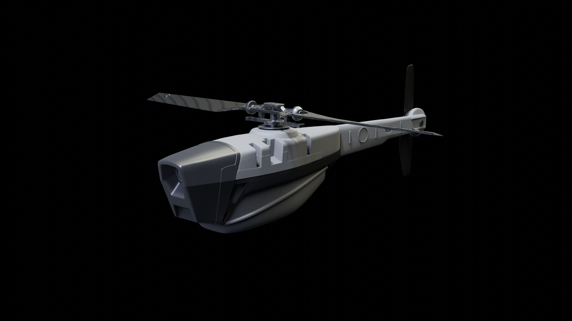 ArtStation - Military reconnaissance UAV (Drone) BLACK HORNET PRS