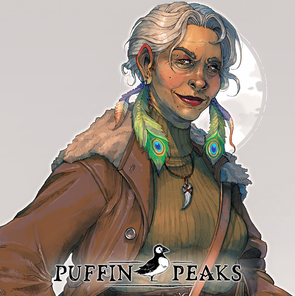 Puffin Peaks: Cool Gran Pam (+ development)