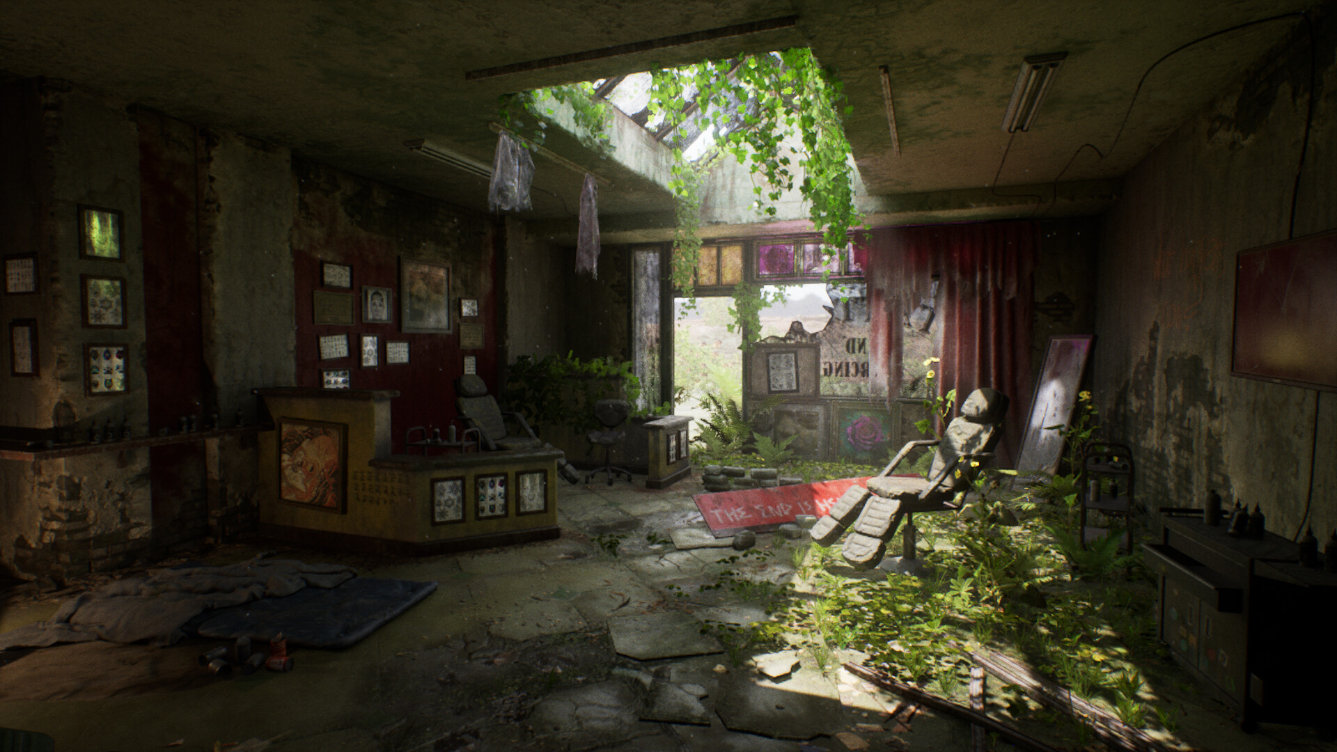 ArtStation - Post-apocalyptic Tattoo Studio (UE5)