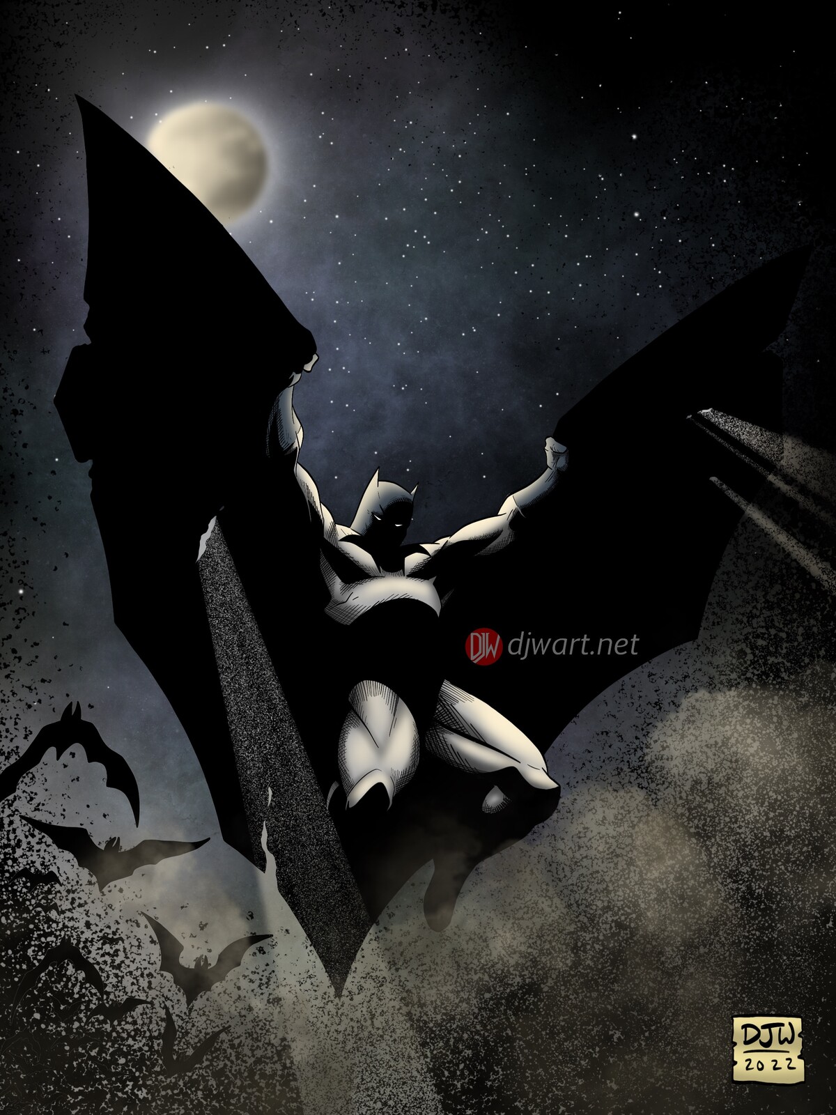 Batman Comic Cover Concept