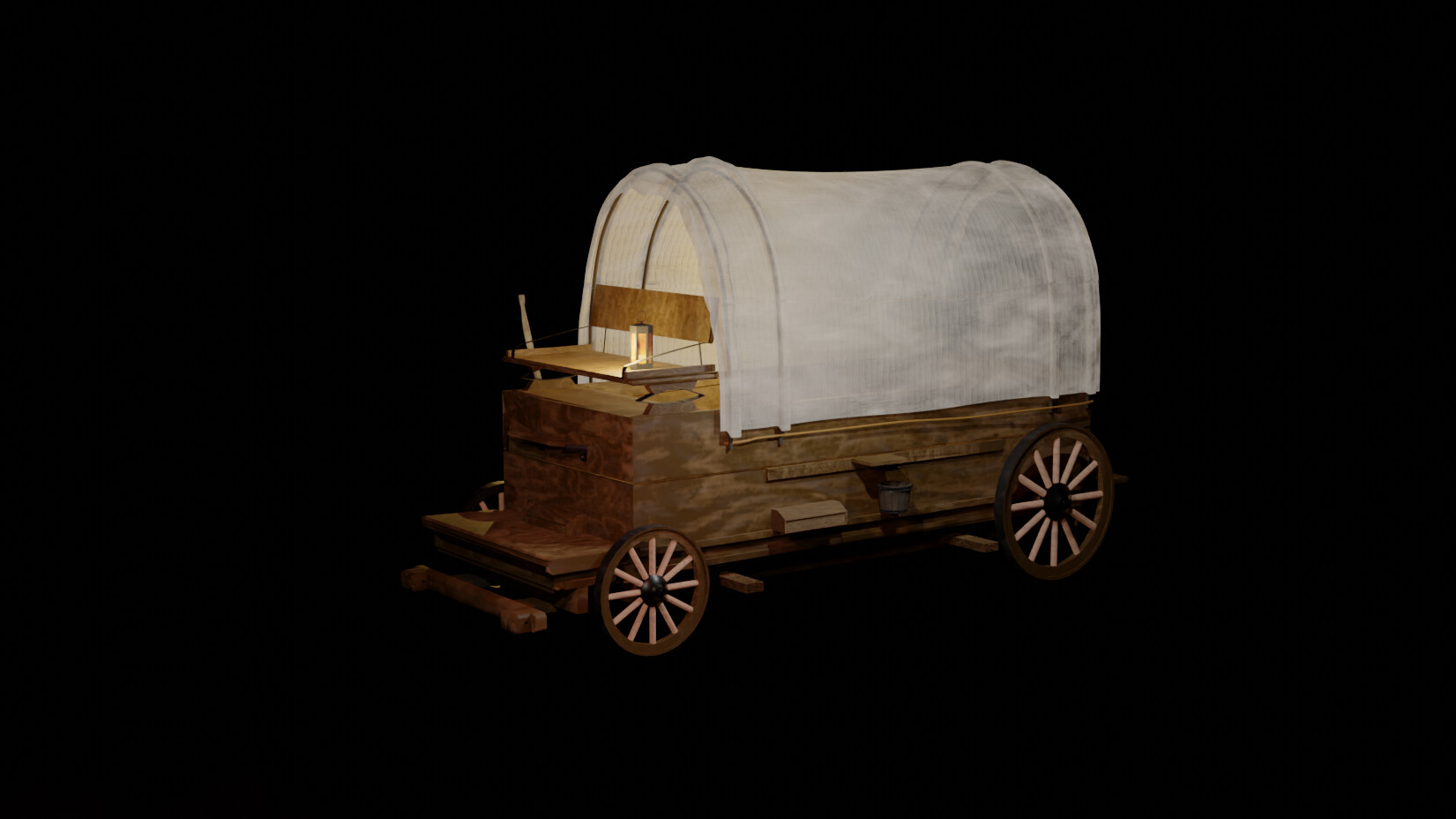 ArtStation Covered Wagon   Lou Lou Covered Wagonf 