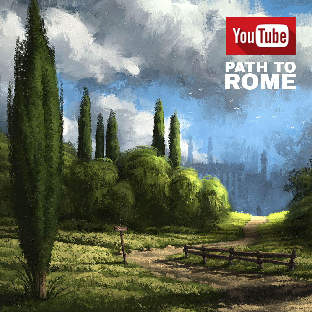 NEW Video: Path to Rome - Digital Landscape Painting