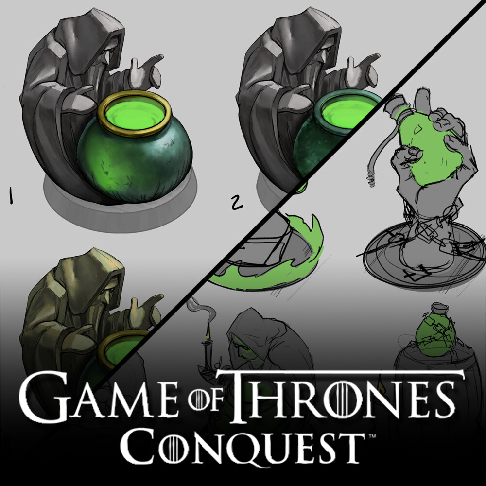 GoT: Conquest - Alchemist Monster Pawn Concept Art