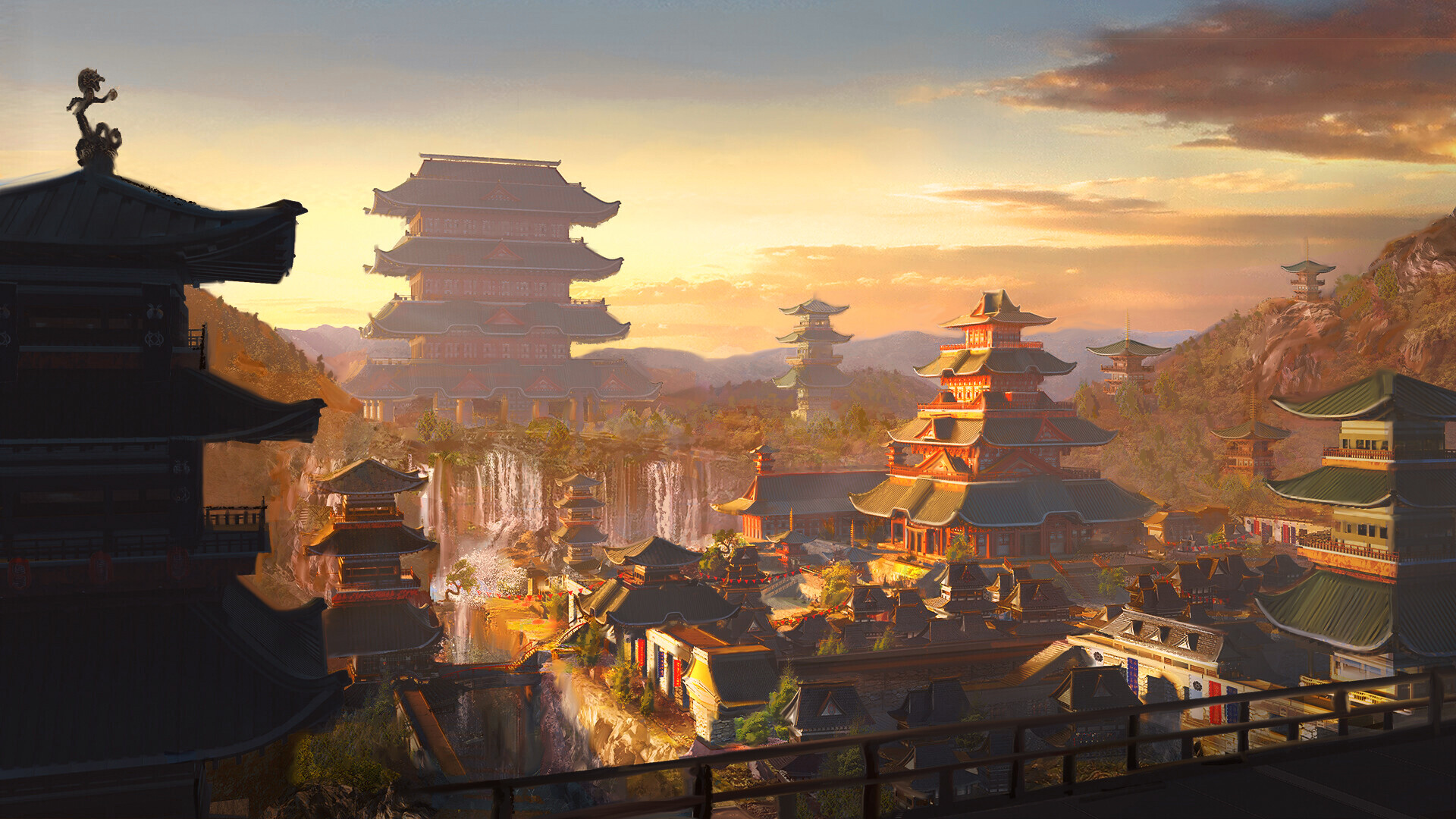 ArtStation - Feudal Japan Environment Challenge