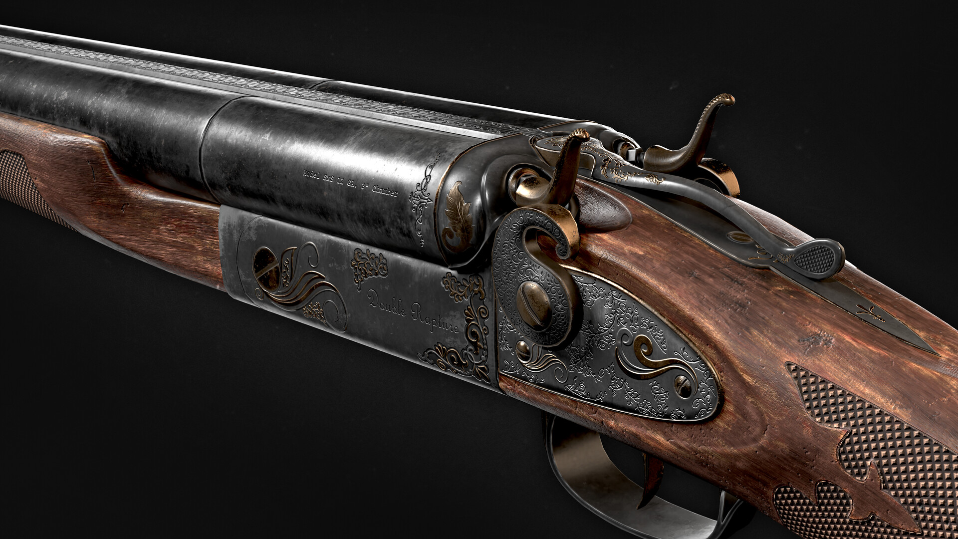 Double barreled shotgun rust фото 15