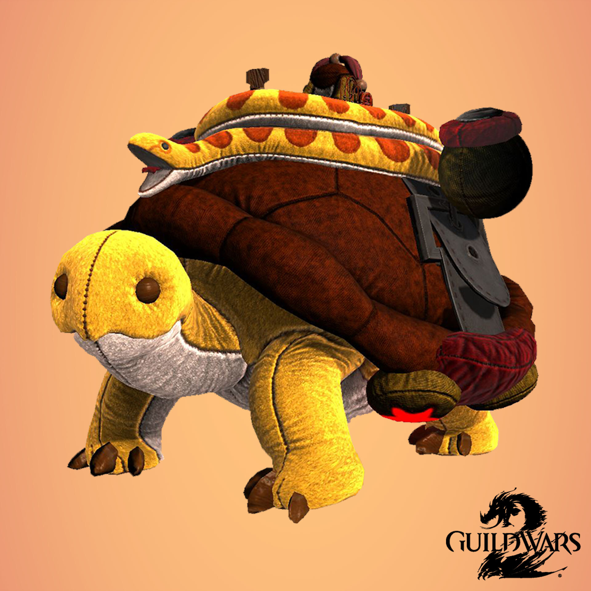ArtStation GW2 Plush Siege Turtle
