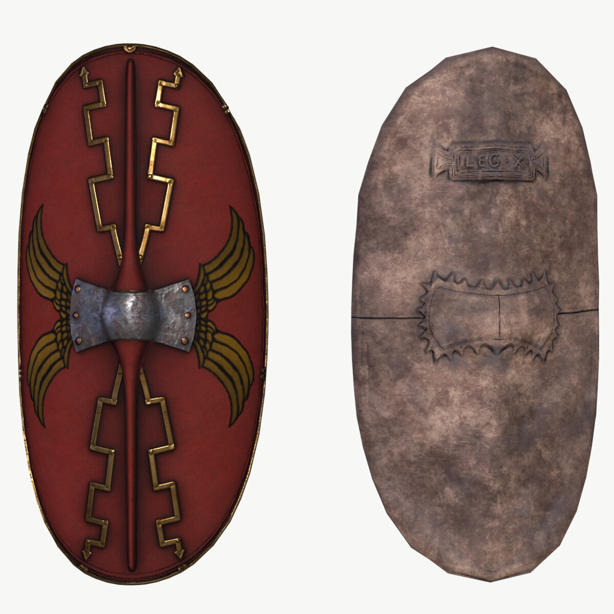 Roman Republican shield 58–49 BC