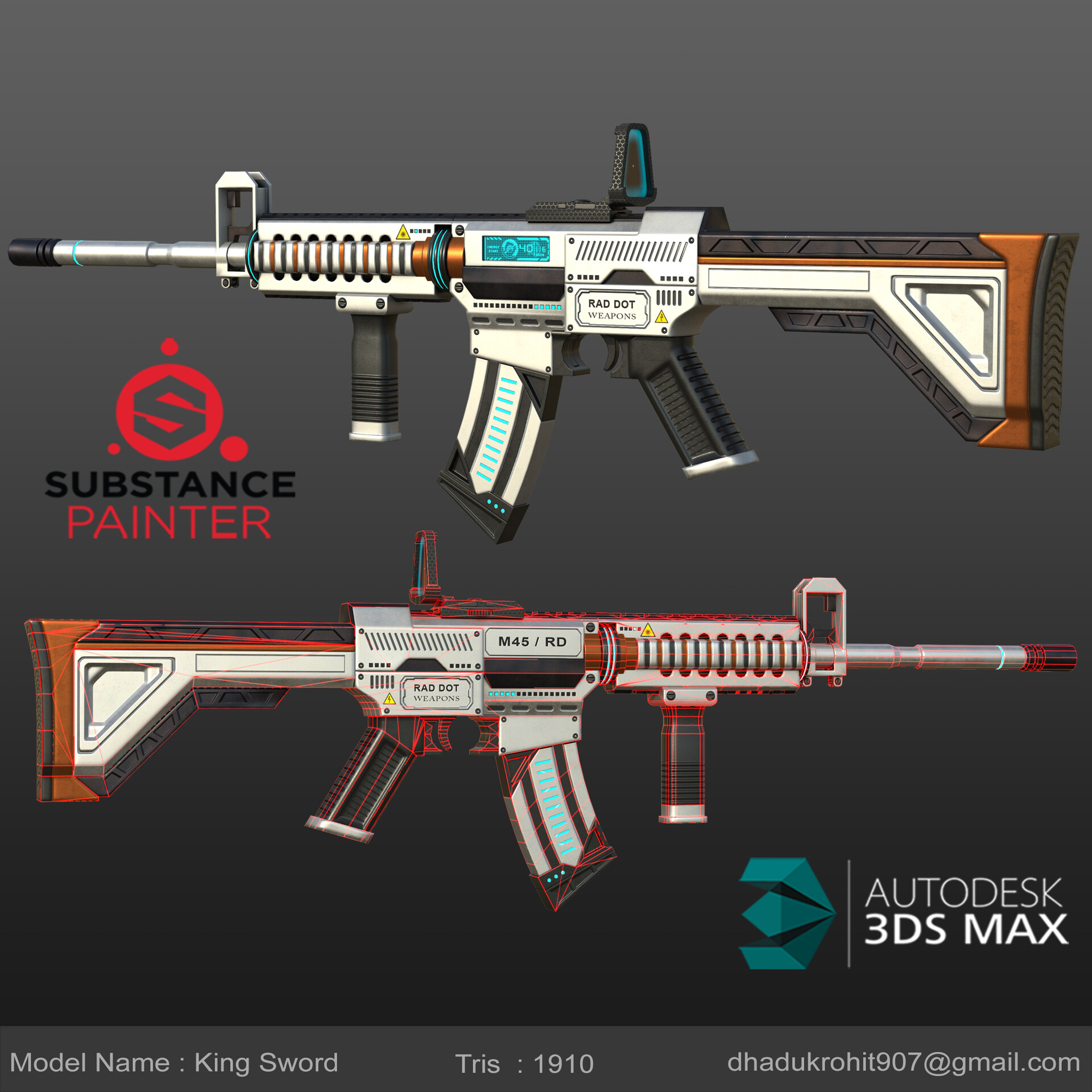 ArtStation - Sci Fi Weapon