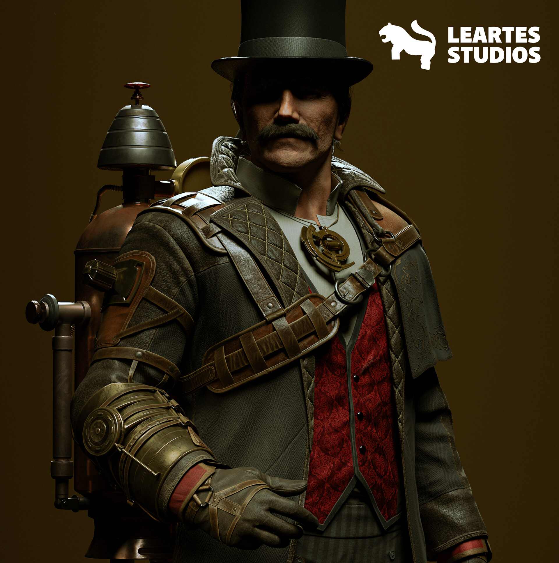 ArtStation - Steampunk Hero Character