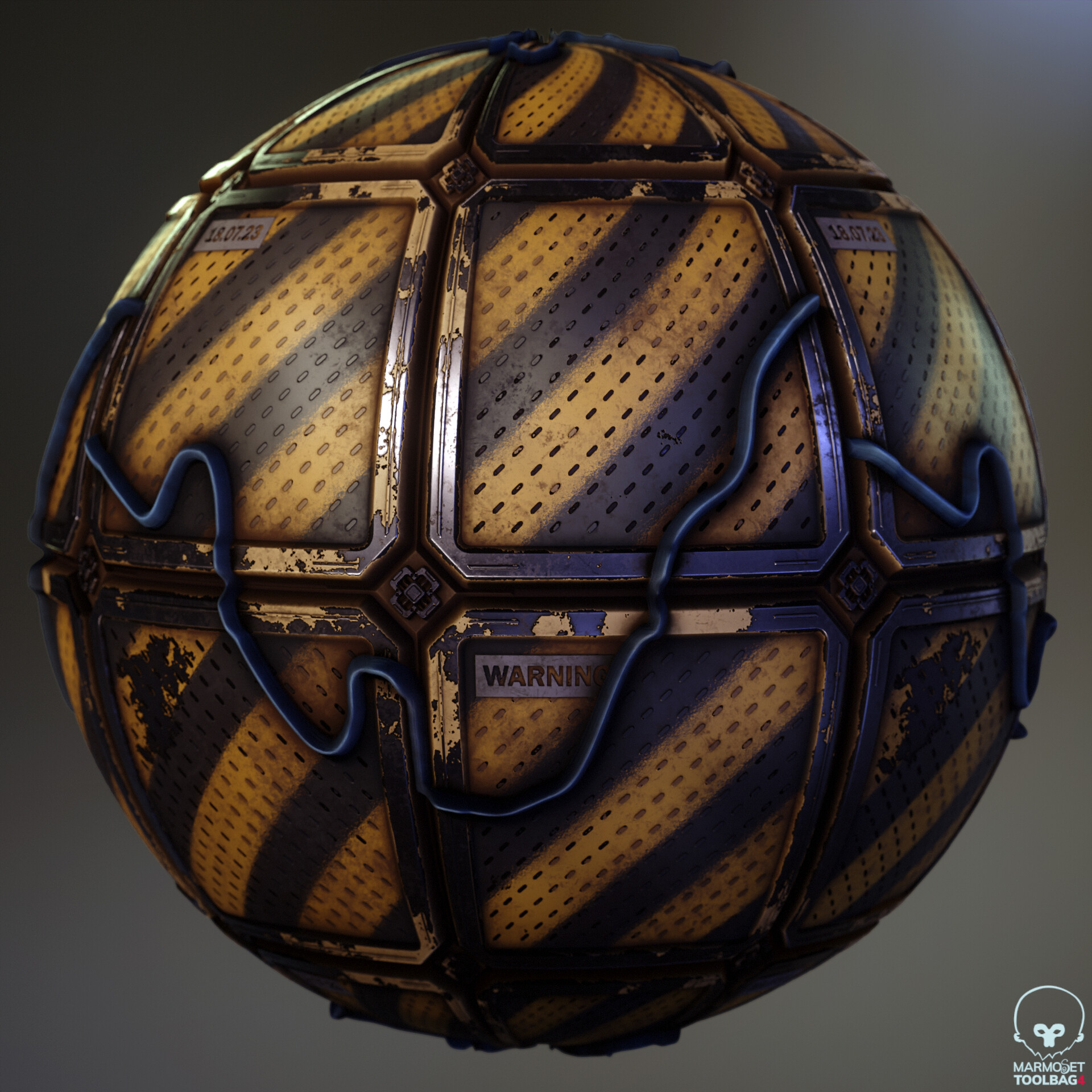 ArtStation - Metal Floor Panel Material