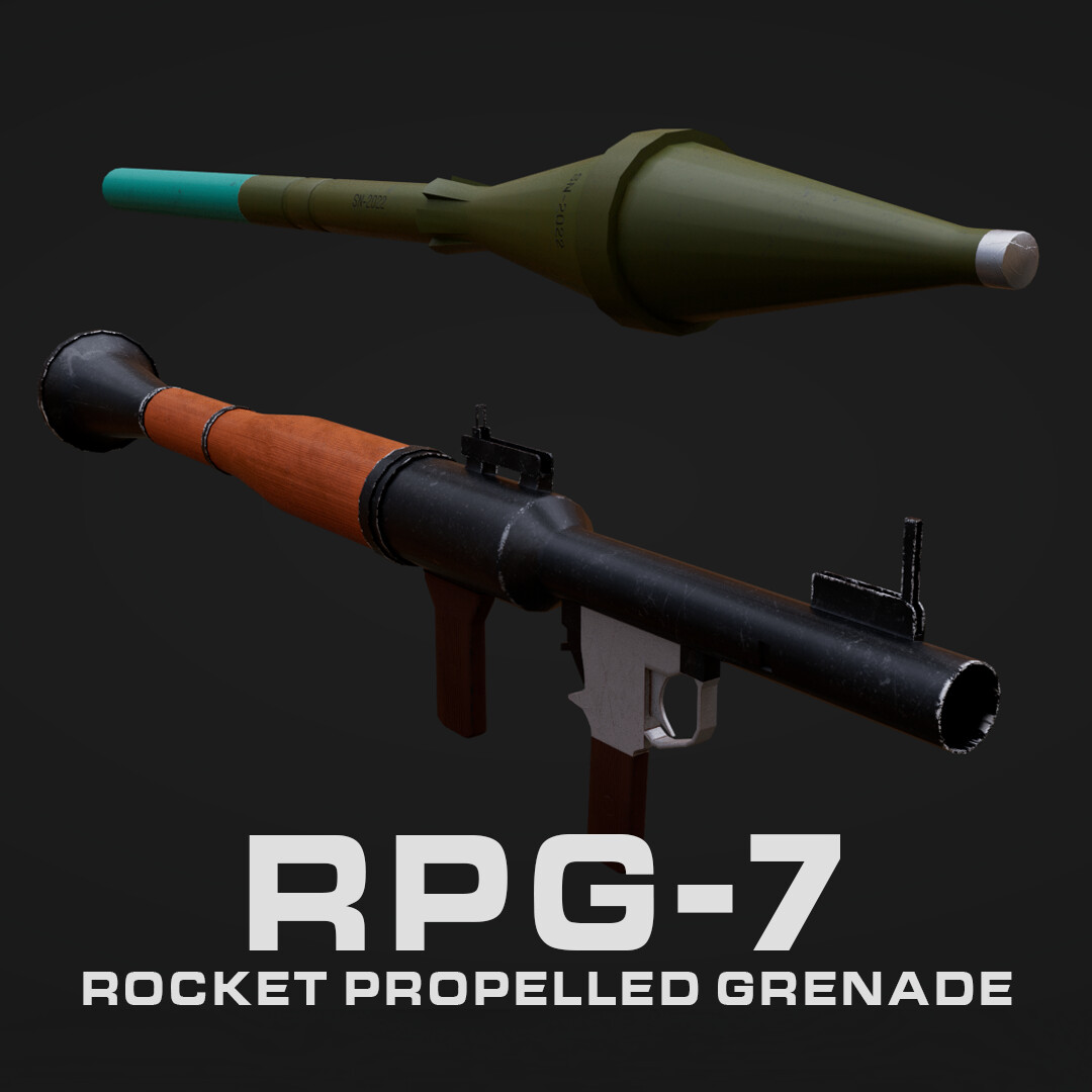 ArtStation RPG7 (Ruchnoy Protivotankoviy Granatomyot)