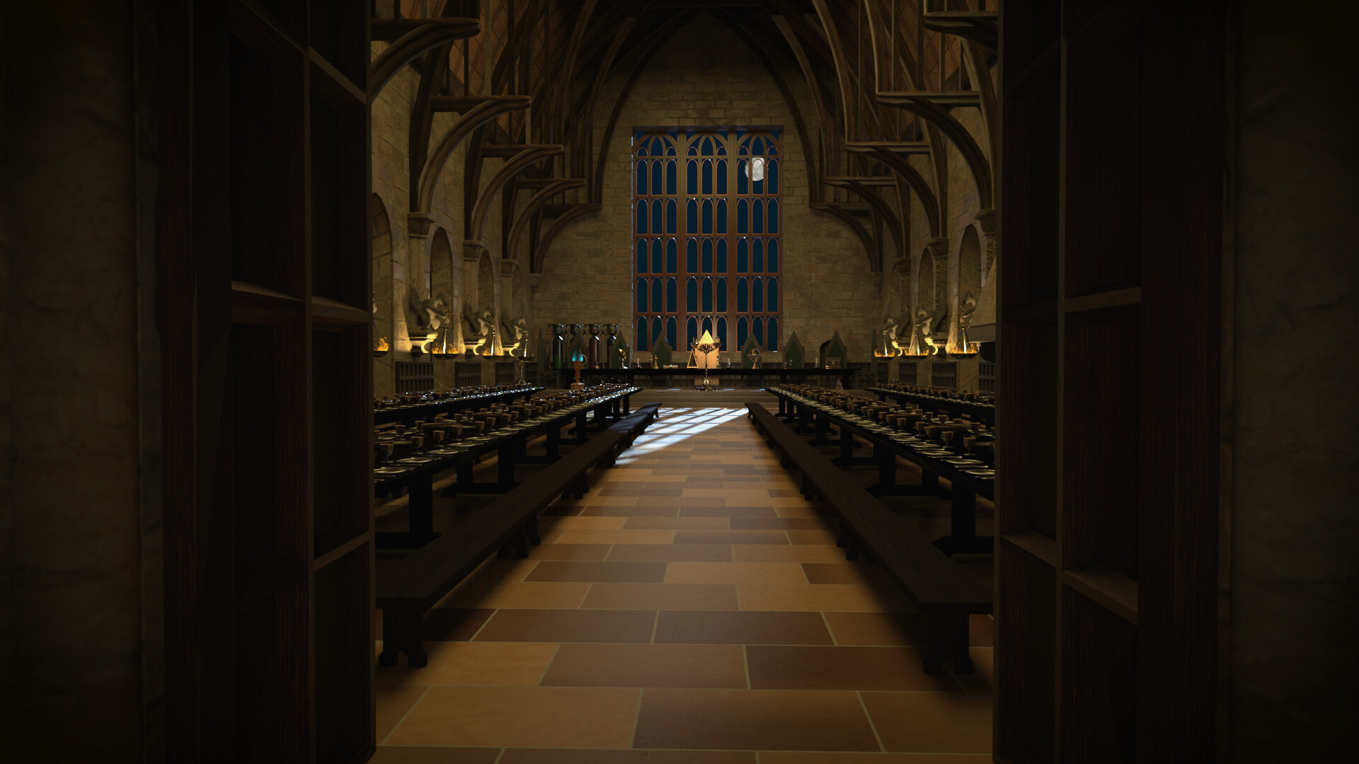 ArtStation - Harry Potter - The Great Hall