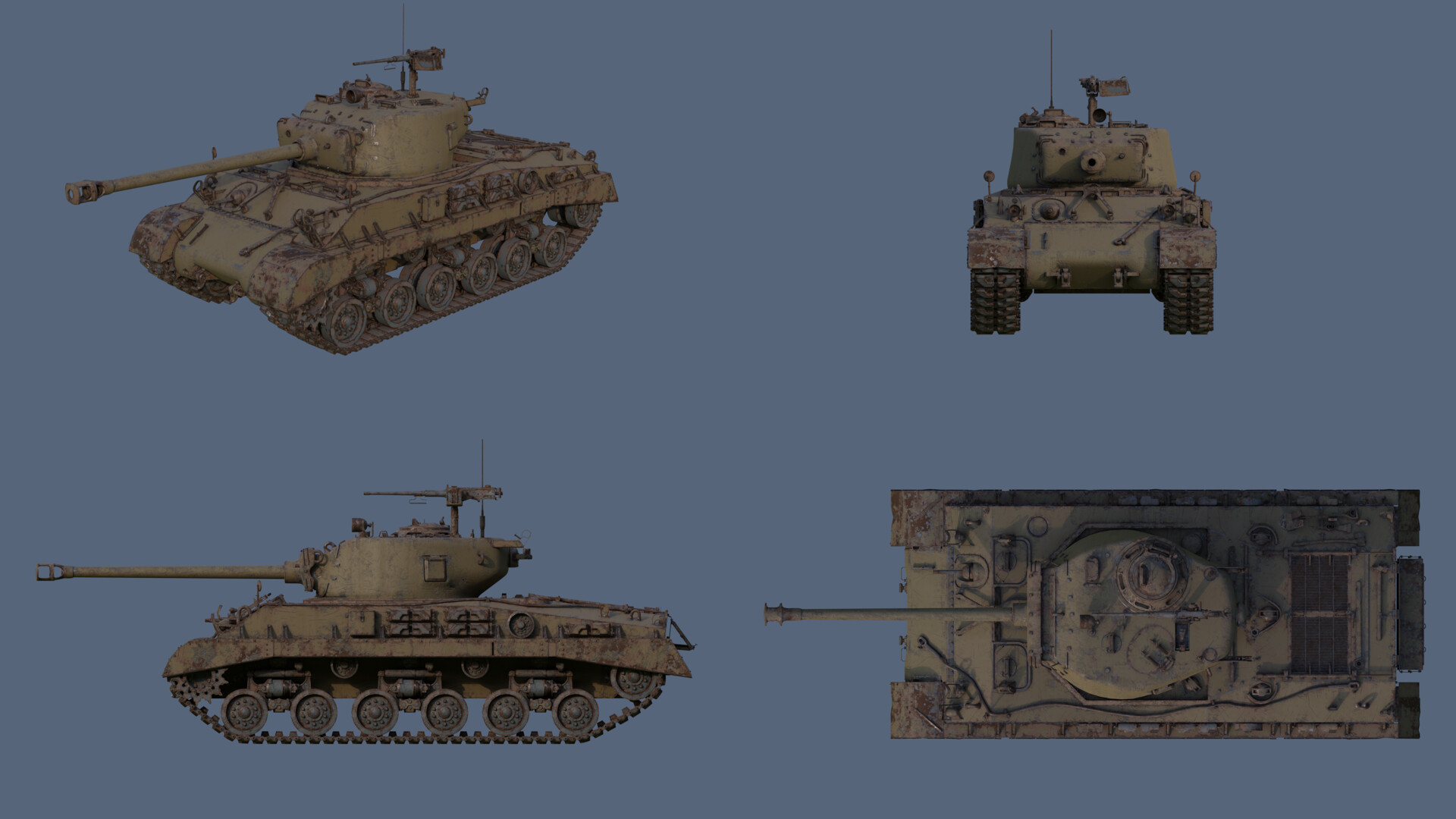 ArtStation M4A7(76)W HVSS (unfinished)