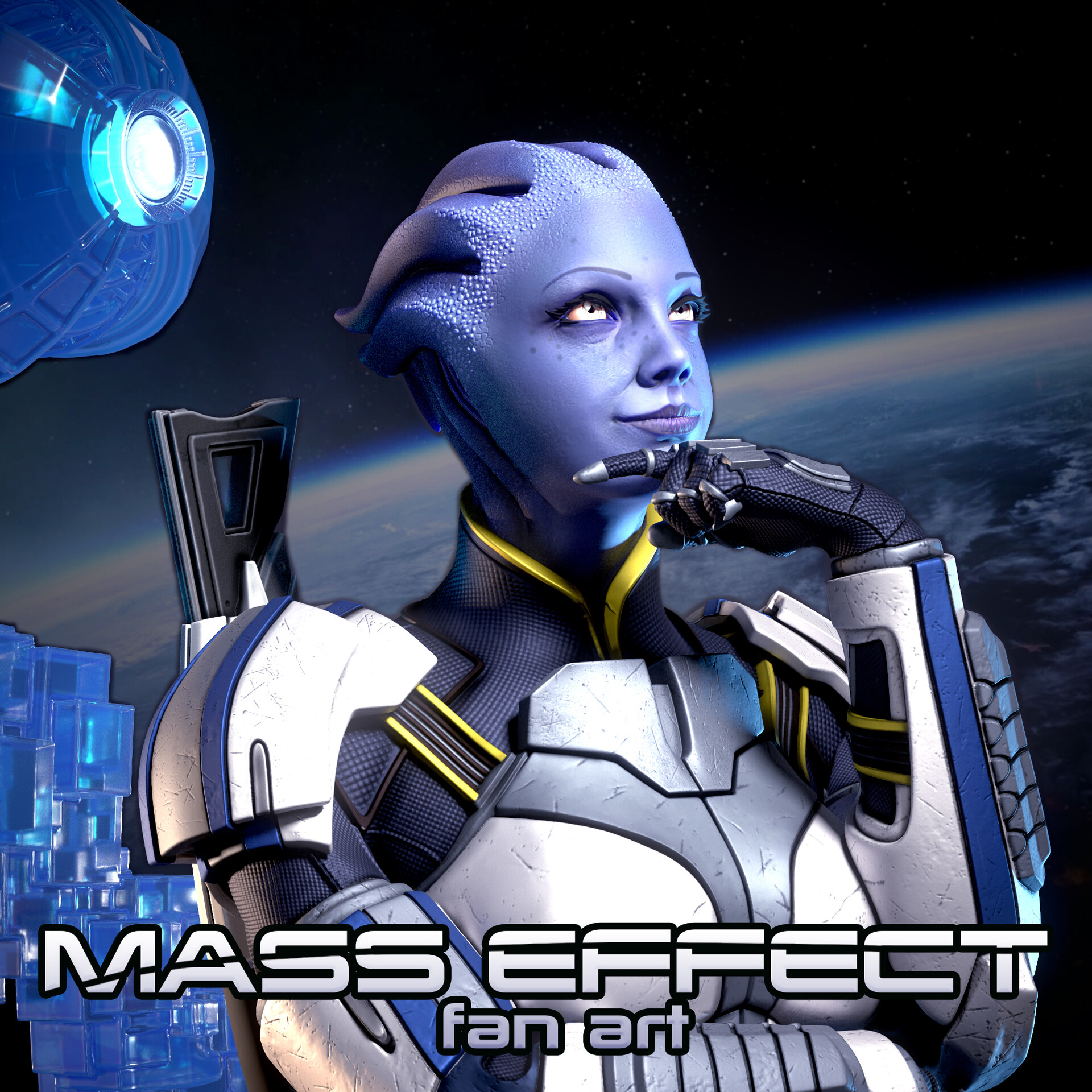 Artstation Mass Effect Fanart Liara Tsoni 3d Print Model 