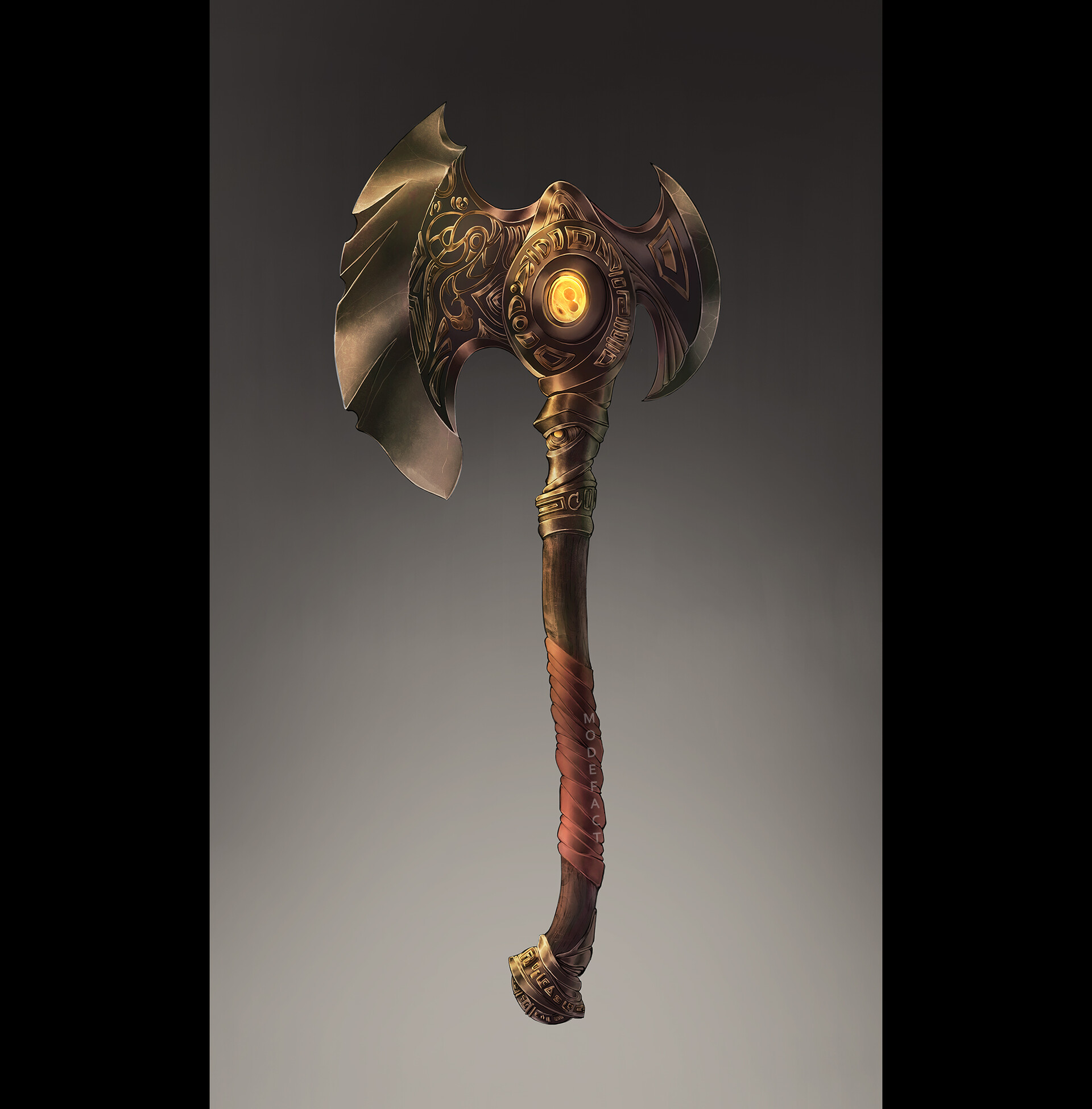 ArtStation - [COMMISSION] one handed axe concept