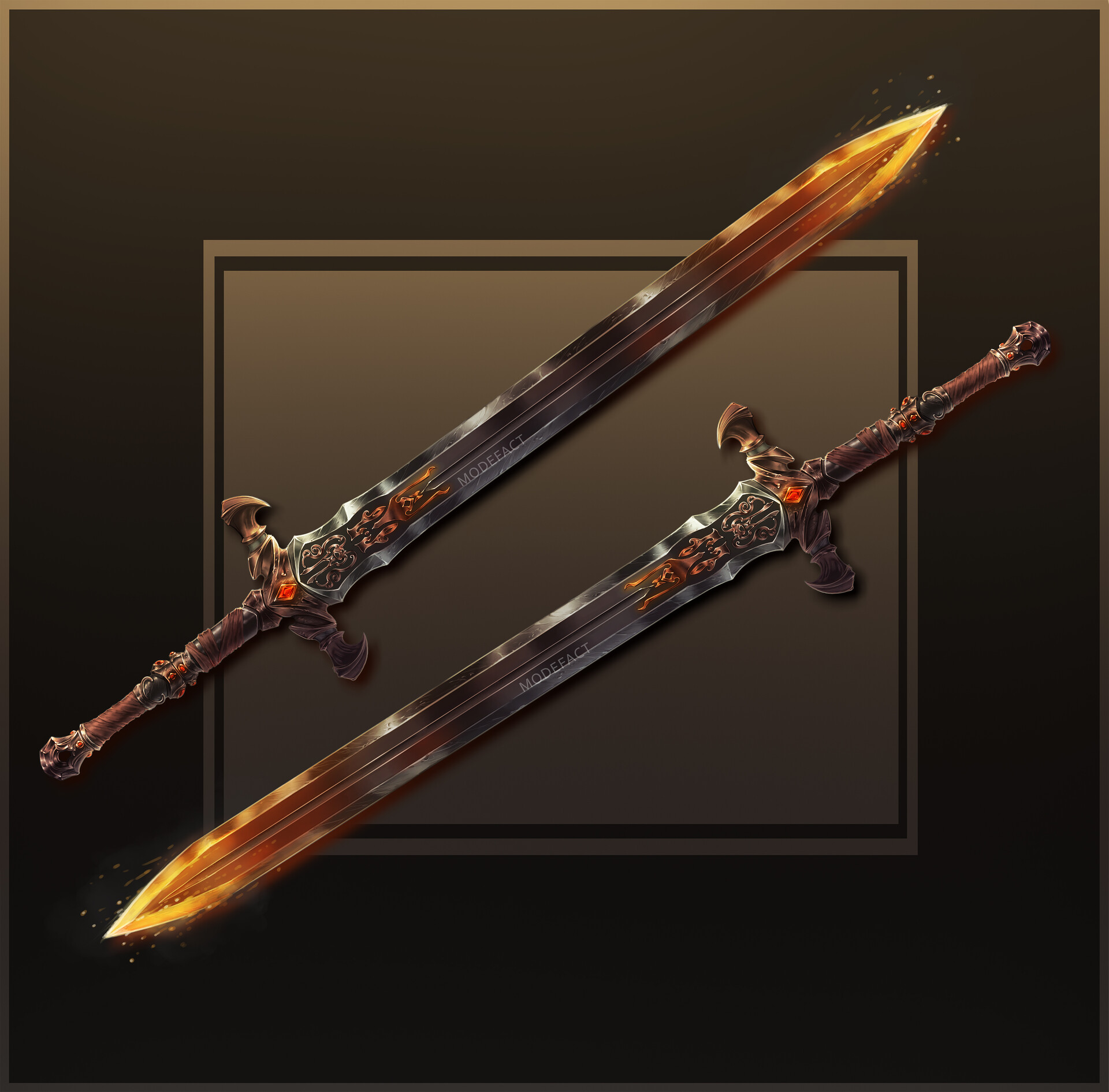 ArtStation - [COMMISSION] Sword design for OC