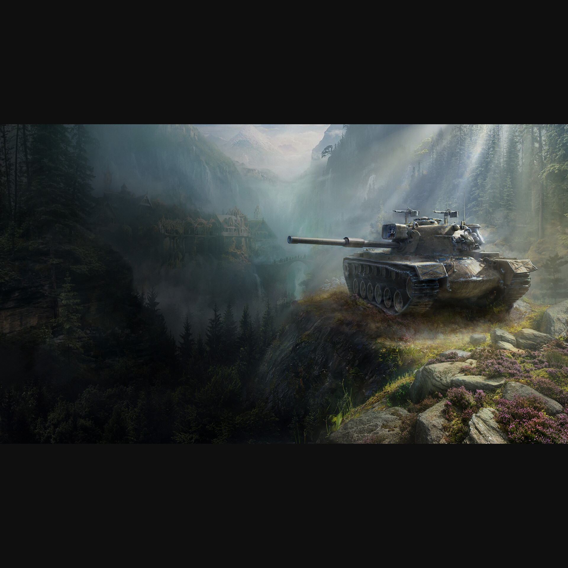 ArtStation - Key-art for the World of Tanks | 2D