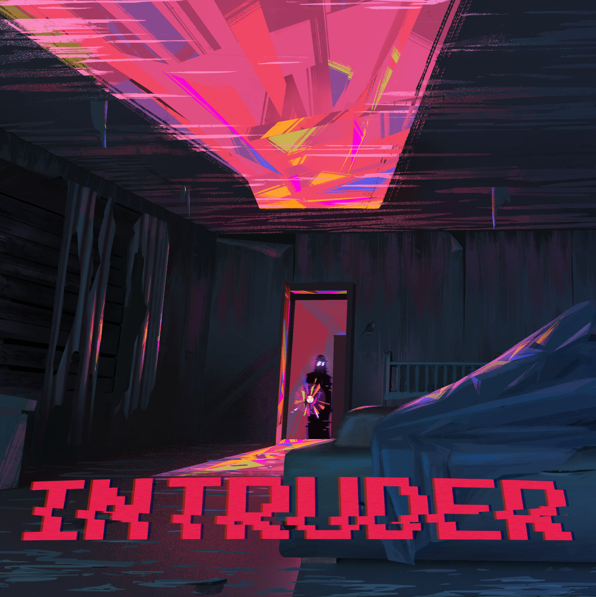 Francis Chan Intruder narrative art book illustrations