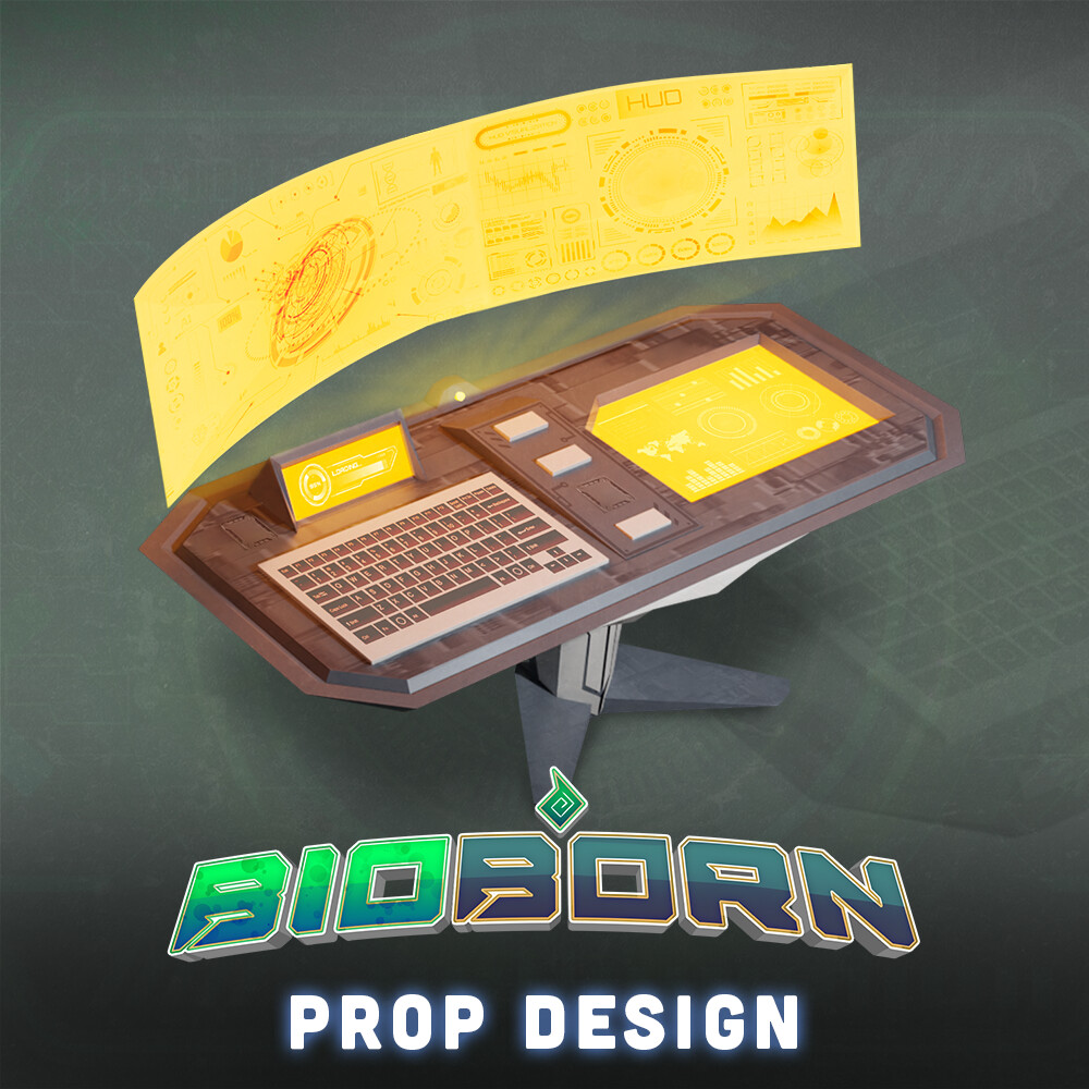 ArtStation - BioBorn - Prop Computer