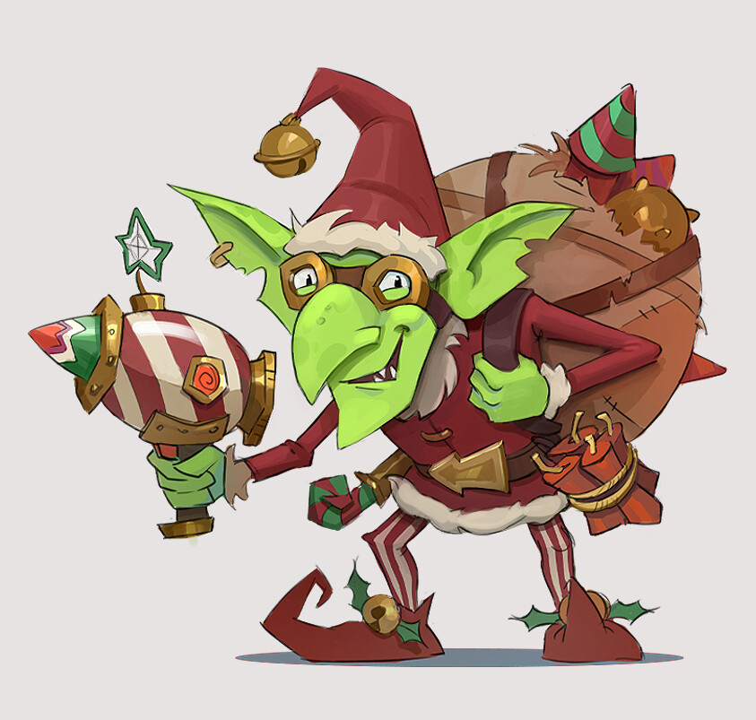 ArtStation - Christmas goblin