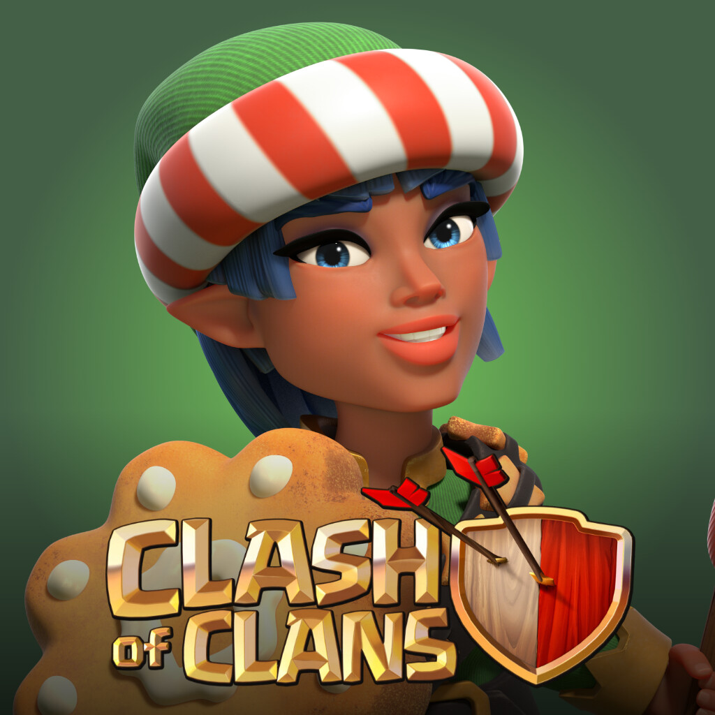 ArtStation Clash of Clans Jolly Royal Champion