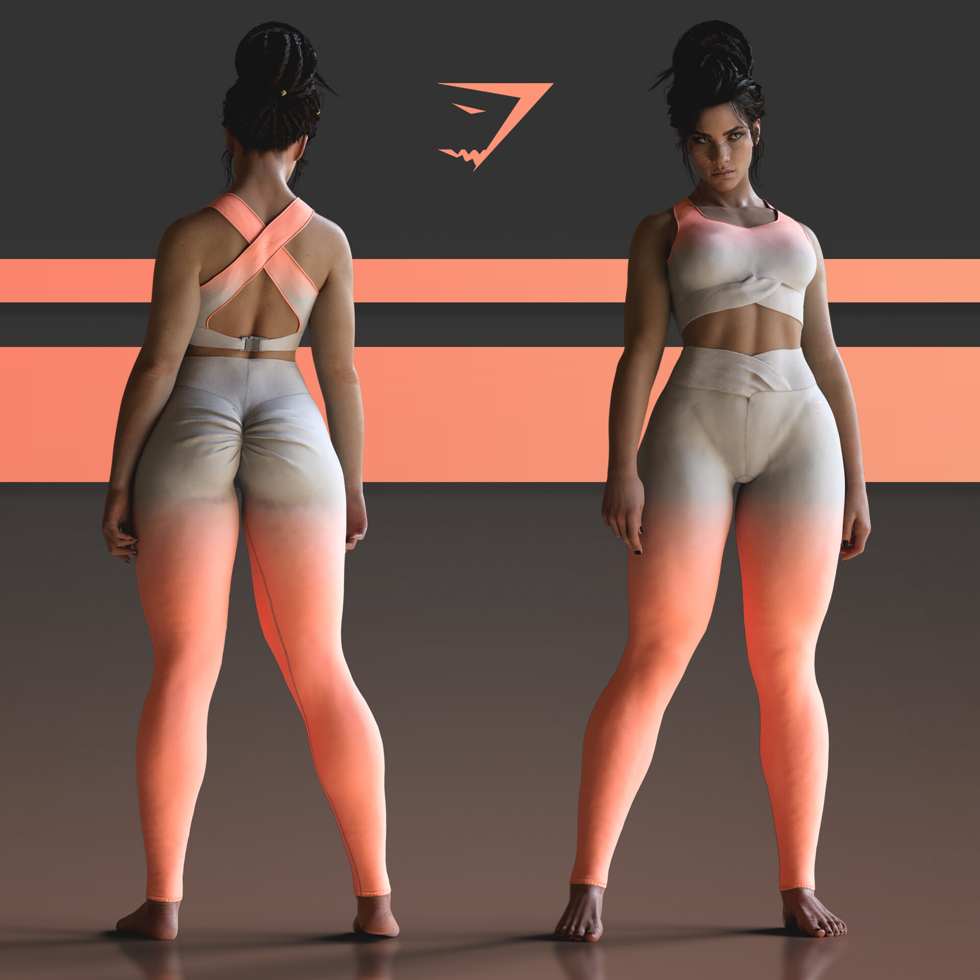 ArtStation - Gymshark Activewear