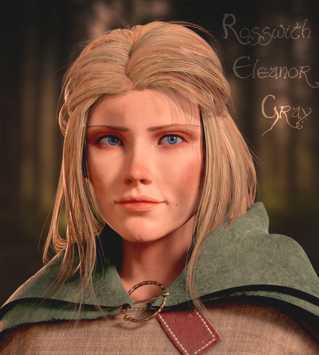 Сharacter from the Hobbit role-playing game named Rossweet <b>Eleanor</b> Gray. 