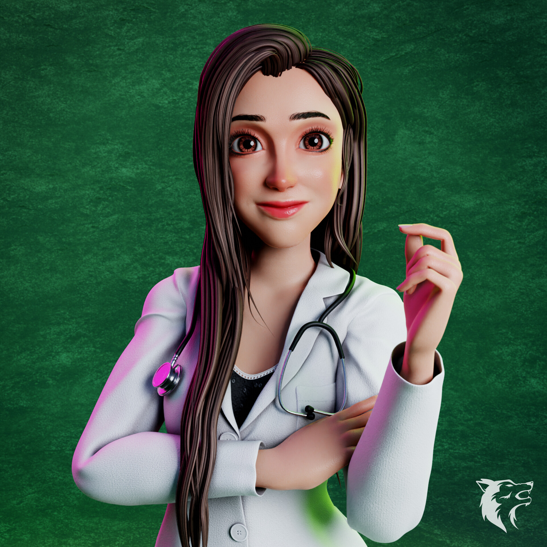 ArtStation - Ana Flávia Nigri - Fisioterapeuta - 3D Character