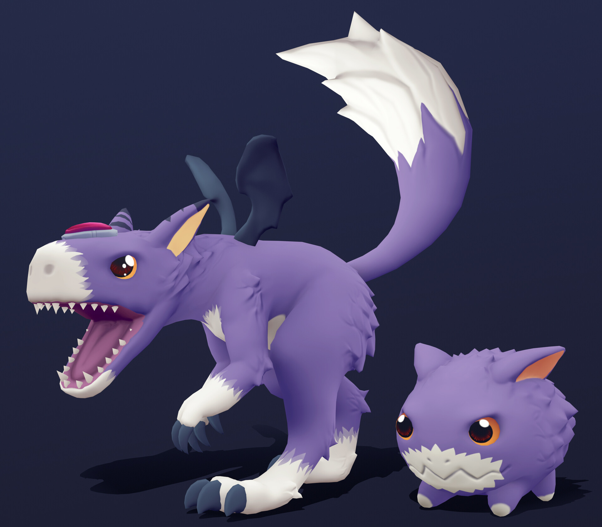 ArtStation - Dorumon, Dorimon, and Dodomon