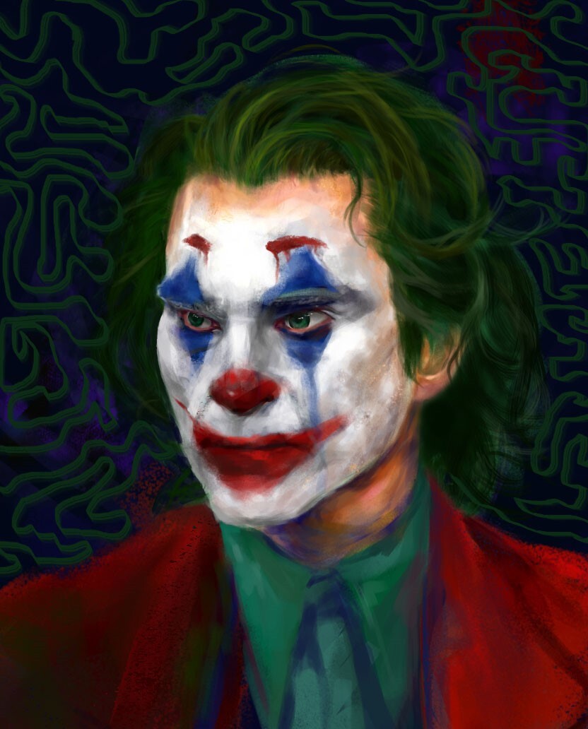 ArtStation - Digital Art Photoshop: Joker Portrait