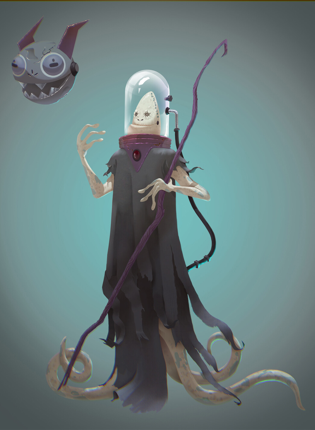 ArtStation - EVIL CHARACTER DESIGN 2D