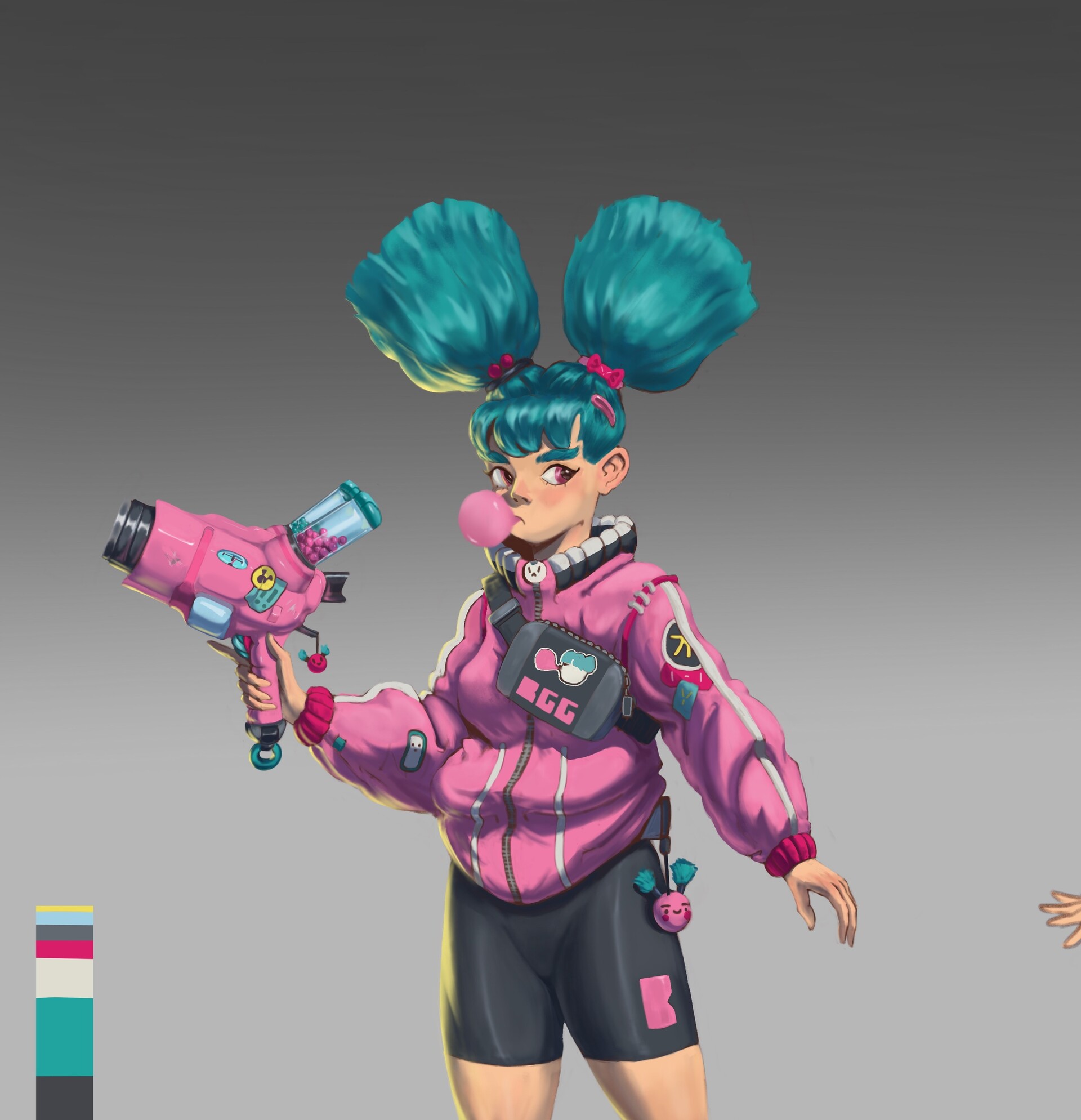 Artstation Bea Bubble Gum Girl