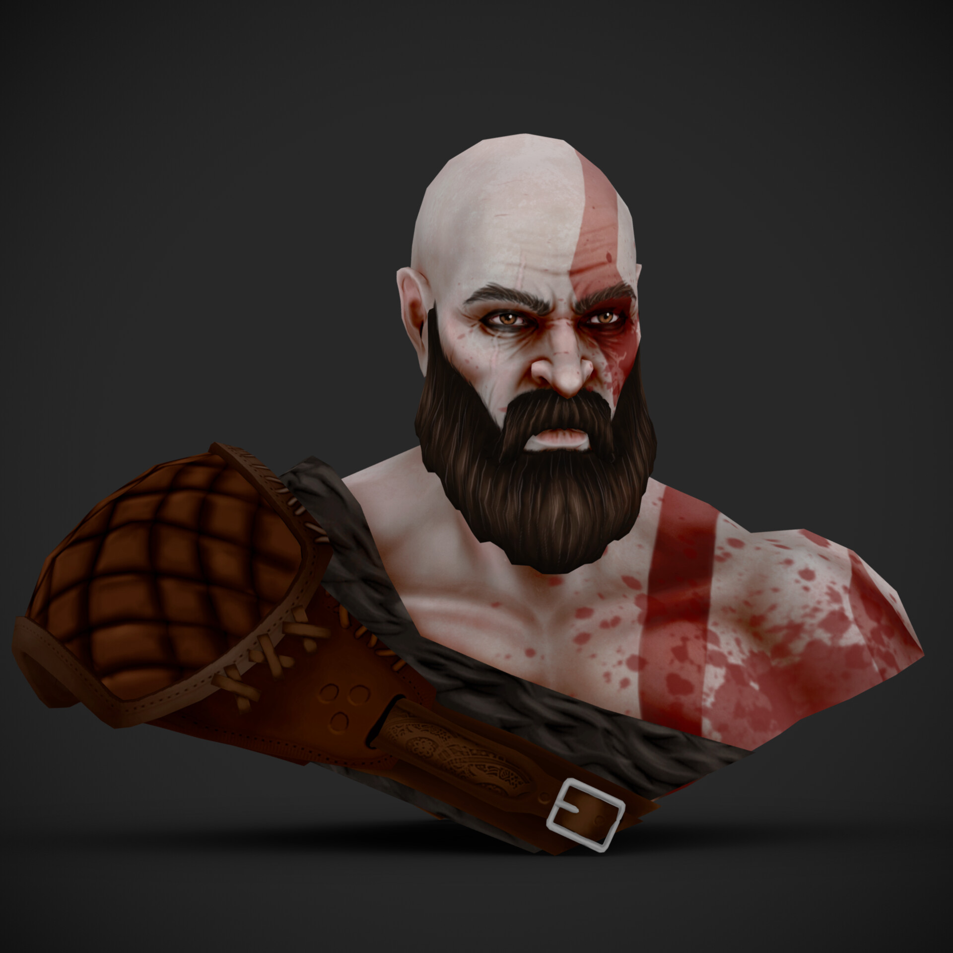 Artstation - Kratos Handpainted