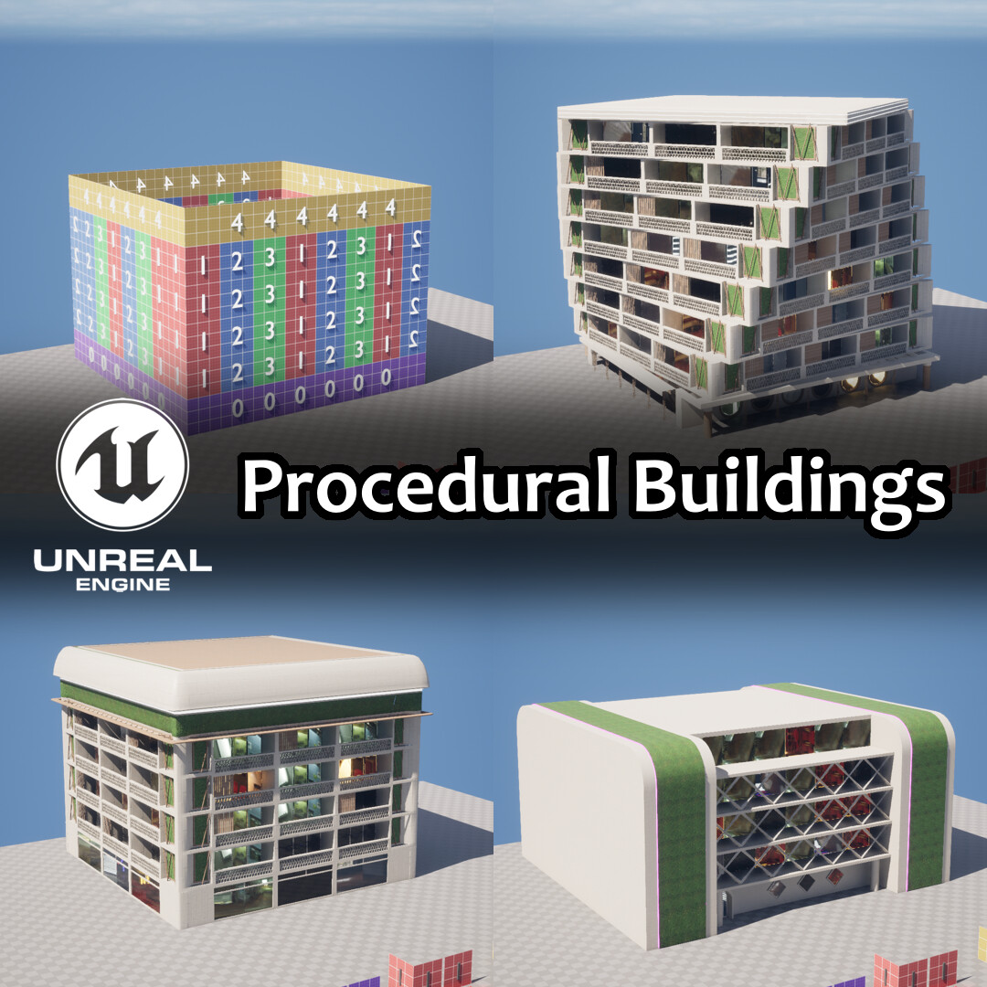 ArtStation - Procedural Building Generator (UE5)