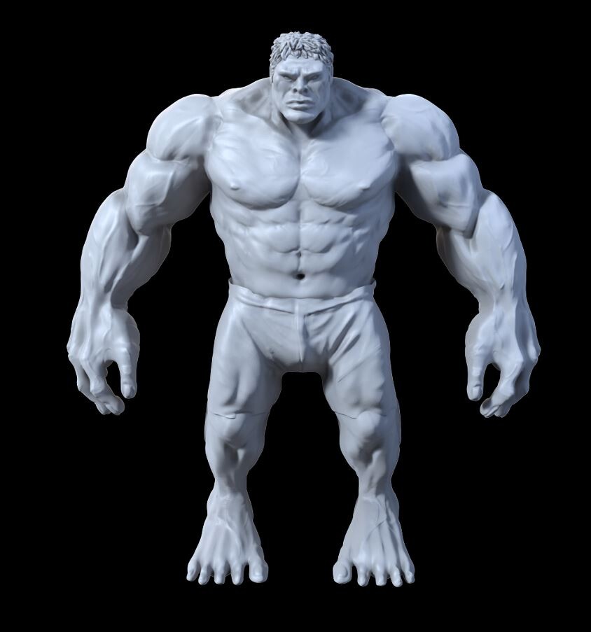 ArtStation - HULK SCULPTURE - PRACTICE