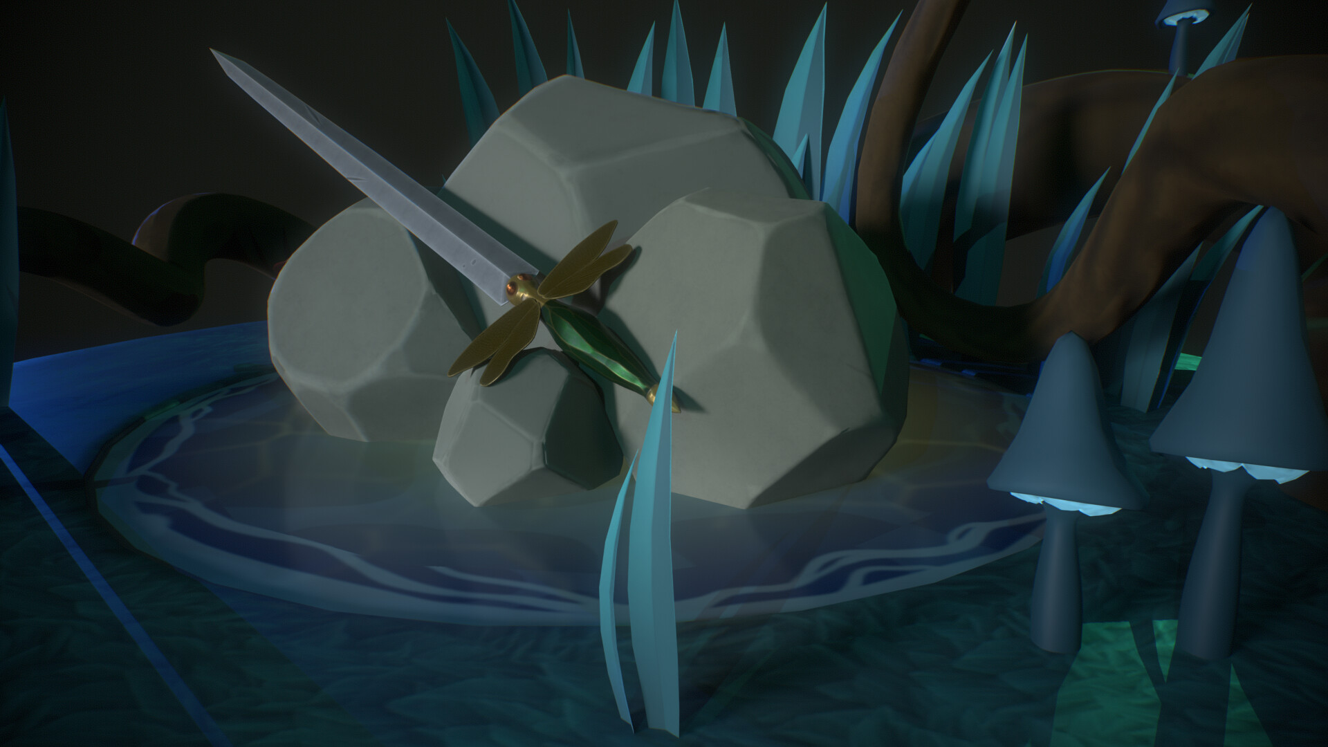 ArtStation Dragonfly Sword